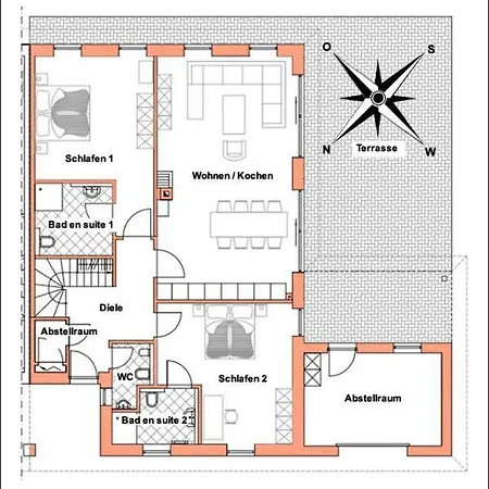 Borkumland בית נופש *